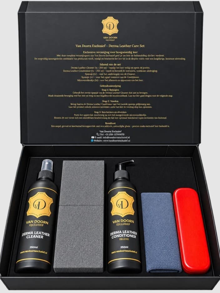 VAN DOORN EXCLUSIEF Van Doorn Exclusief Luxe Leer Onderhoudsset Herstel, Beschermd & Behoud Premium Leer