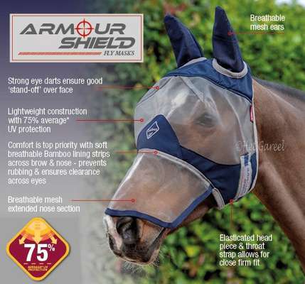 LE MIEUX ARMOUR FLY MASK FRANJES